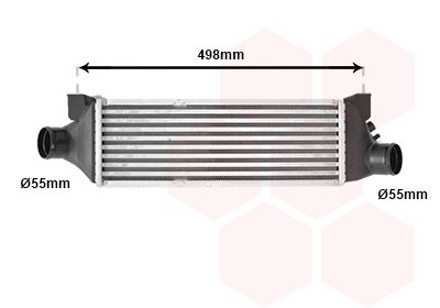 VAN WEZEL Kompressoriõhu radiaator 18004385